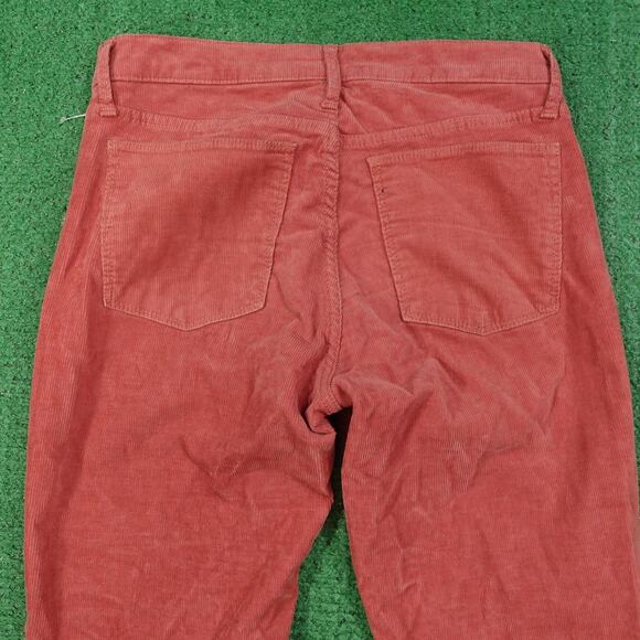 Gap Pants Womens 27R Red Corduroy True Skinny Stretch Denim Casual 30x28 - Picture 5 of 9